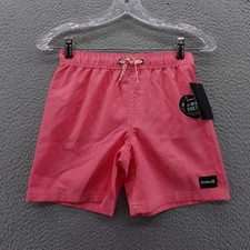 Hurley Boy's Swim Trunks Shorts Size S Faded Coral 4-Way Stretch NWT