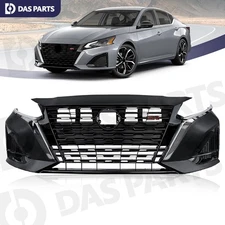 Front Bumper Grille Fog Light Cover Chrome Trim For 2023-2025 Nissan Altima SR