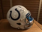 Edgerrin James Signed Indianapolis Colts Football Helmet Beckett BAS Auth