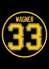 HONUS WAGNER BASEBALL CARD MAGNET HALL FAME ALL STAR FLYING DUTCHMAN PIRATES