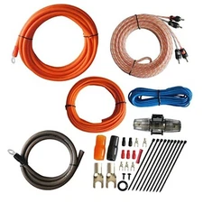RD True 4 Gauge Car Audio Cable Amp Wiring Kit - 2 Channel Rock Direct CCA 