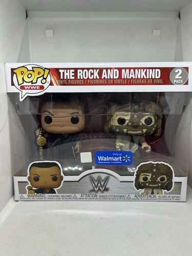 Funko Pop! WWE: The Rock vs. Mankind - 2 Pack - Walmart Exclusive
