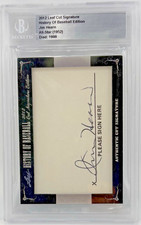 2012 Leaf Cut Signature History of Baseball Jim Hearn Auto Beckett
