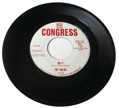 The Halos - Do I / Just Keep On Loving Me - Mint Minus 1965 Northern Soul Promo