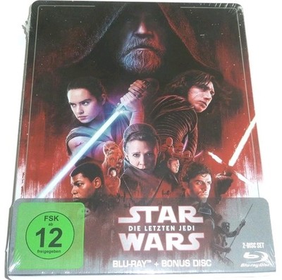 STAR WARS EPISODE 8 - DIE LETZTEN JEDI   Blu-ray Steelbook 2-DISC OOP NEU/OVP