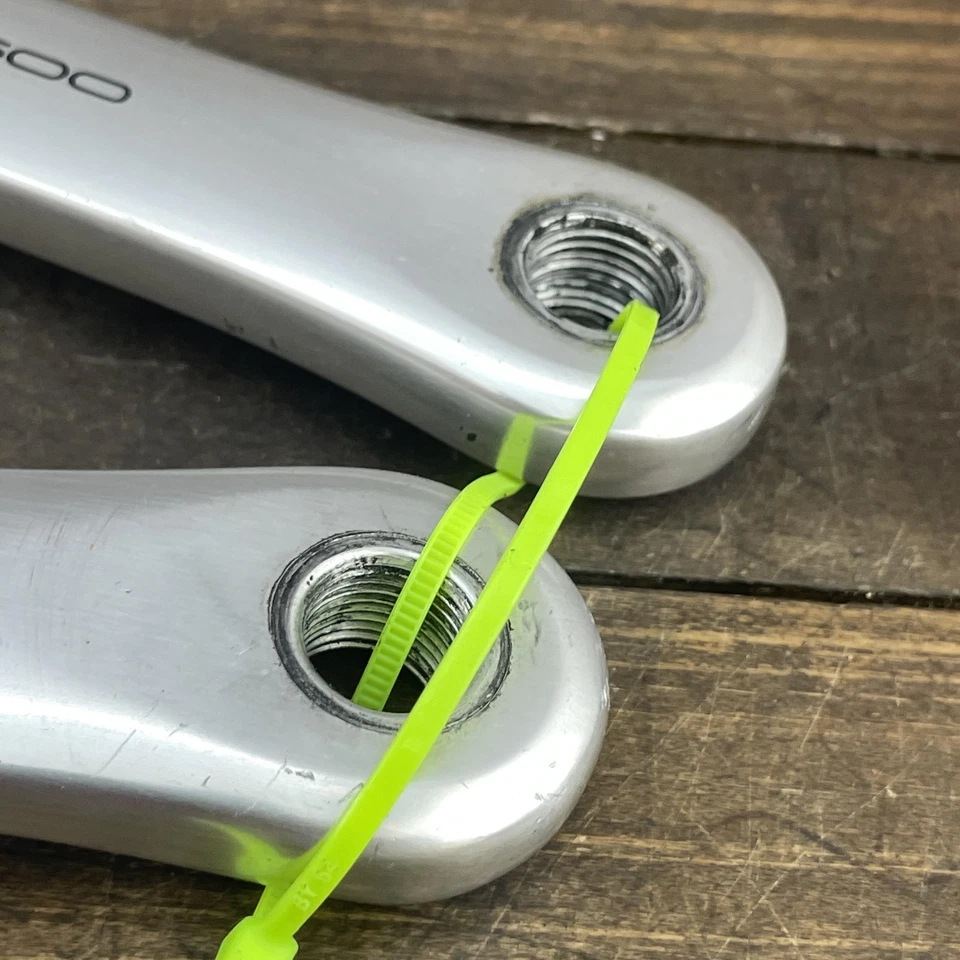 Vintage Shimano 600 FC-6400 Crank Arms 170mm 130 BCD Square Taper Japan 5 Bolt - Image 4 of 4