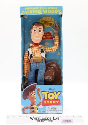 Pull String Talking Woody Disney Toy Story 1995 Thinkway Toys