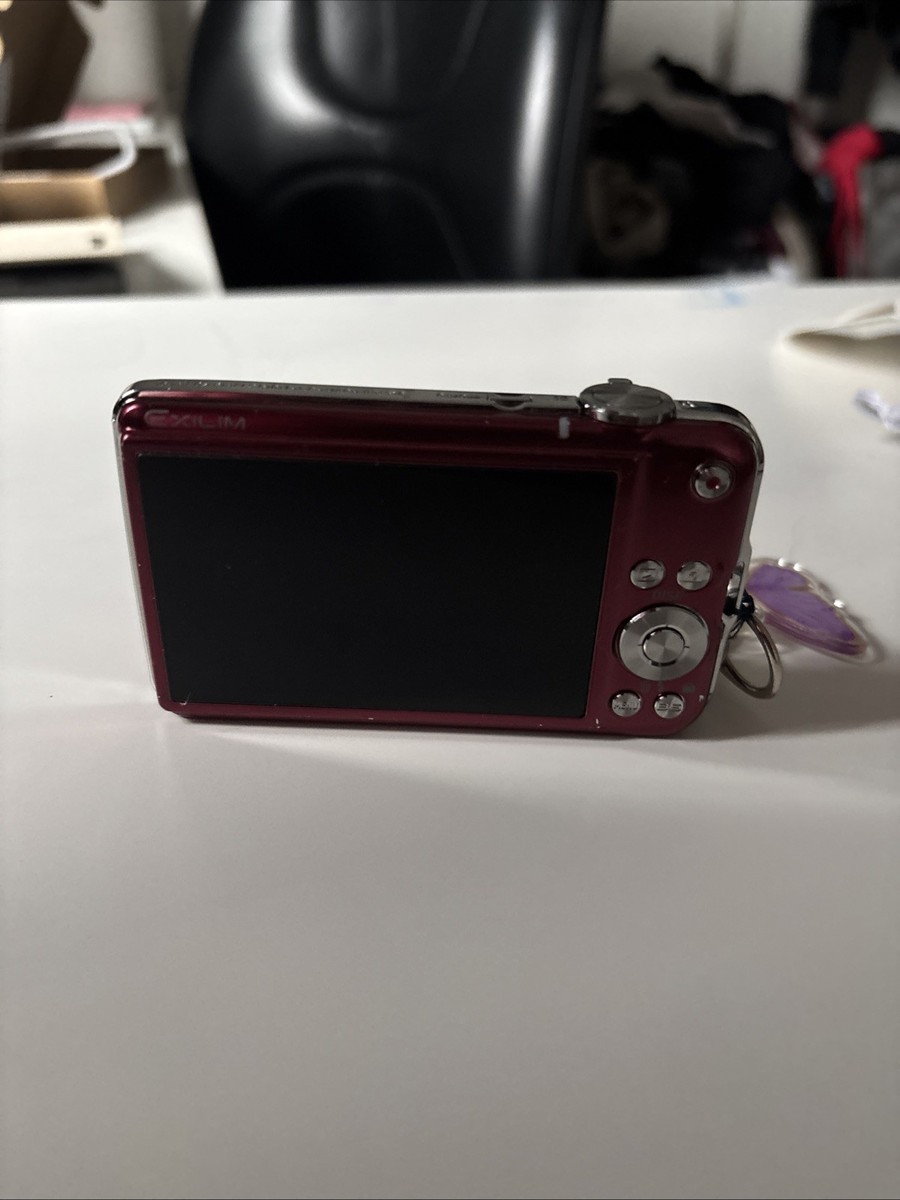 Casio Exilim EX-S10 Red Compact Digital Camera. CAMERA ONLY