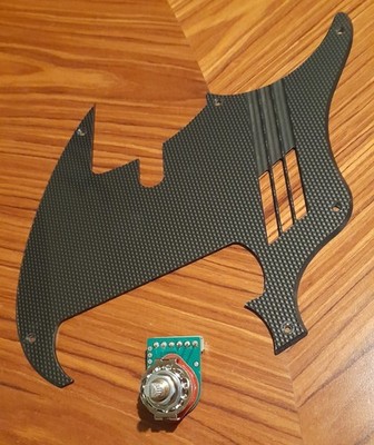 Schlagbrett Dingwall NG2 Scratchplate und PU Wahlschalter Pickup Selector, Set