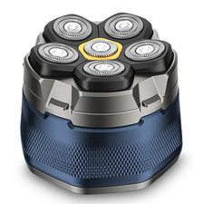 Cordless Electric Head Shaver For Men 6D Magnetic Floating Head IPX6 Waterpro