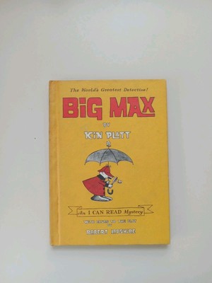 1965 Big Max Kin Platt An I Can Read Mystery  Hardcover