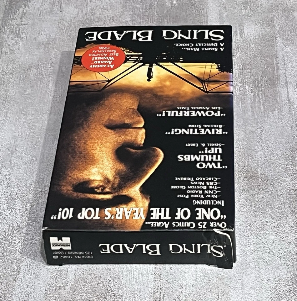 Sling Blade (VHS, 1996) Billy Bob Thornton 90s Movie - Image 4 of 4