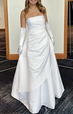 Michaelangelo David's Bridal Strapless Wedding Gown Size 6