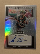 2022 Panini Prizm Draft Picks - Signing Sessions Shea Langeliers #SS-SL (AU, RC)