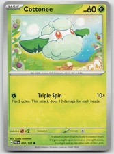 Cottonee 007/131 Prismatic Evolutions Common Pokemon NM/M