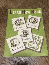 Vintage 1941 Learn How Book Book 170 - Crochet Knitting Tatting Embroidery