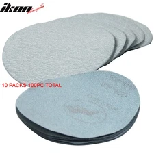 100PC 5Inch 127mm 400 Grit Auto Sanding Disc No Hole Sandpaper Sheets Sand Paper