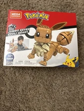 MEGA Construx Pokemon Jumbo EEVEE Set 830 Pcs 2020 Mattel - Posable - NEW