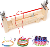 Diy Armband Webrahmen Holz, Verstellbar, Langlebig, FüR Kreative Schmuckideen