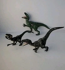 Lot of 3 | 2015 Hasbro | Jurassic World | Battle Damaged | *Untested - Sound 