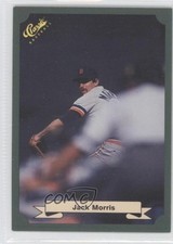 1987 Classic Jack Morris #90 HOF 9b3