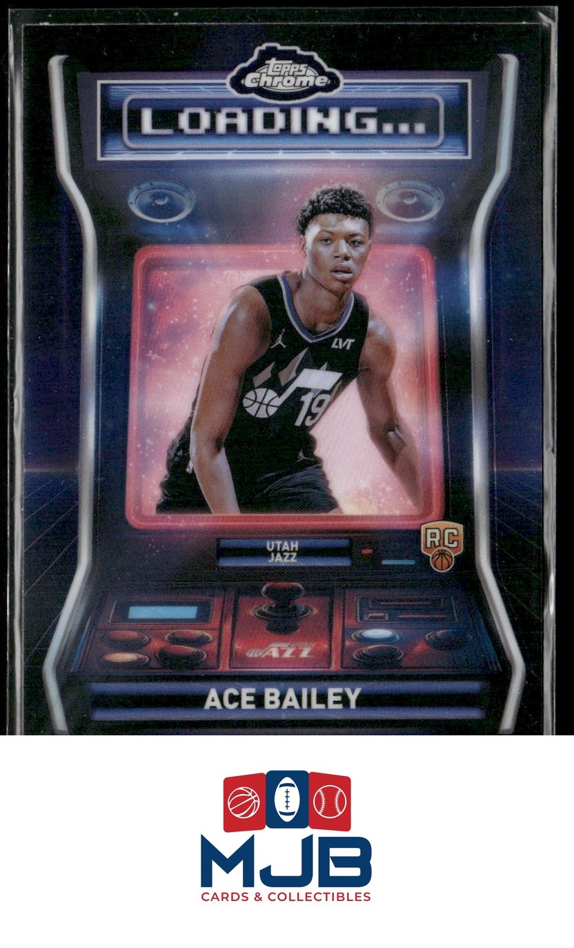 2025-26 Topps Chrome Ace Bailey Loading ... Rookie #LD-14 Utah Jazz