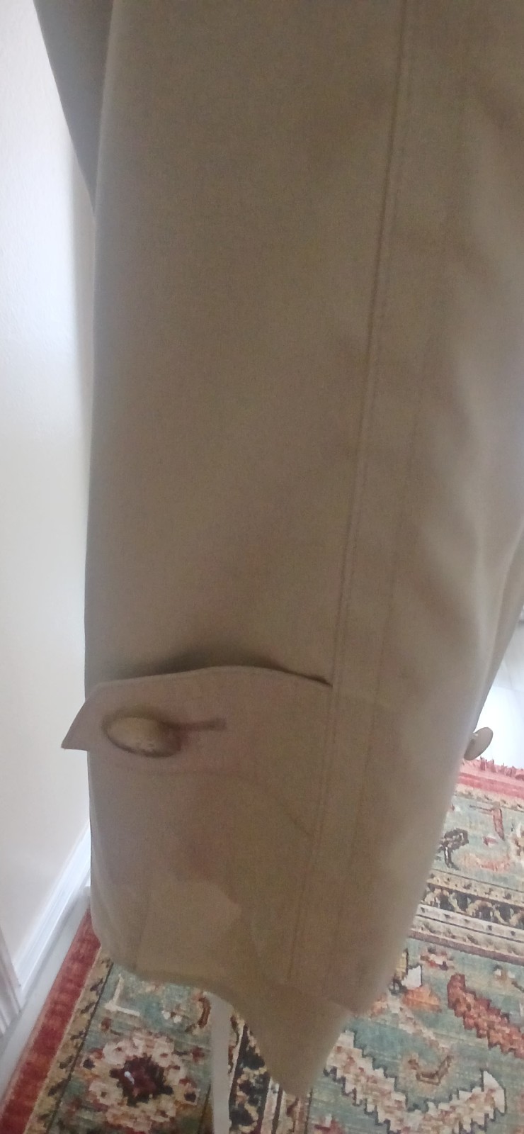 Women's Burberry Prorsum Trench Coat Size 12 thumbnail 4