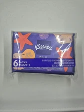 Kleenex 2-Ply White Facial Tissue 60 Count (Pack of 6)