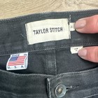 Taylor Stitch Men's Slim Fit Black Dark Wash Denim Jeans 5-Pocket Regular — photo 2