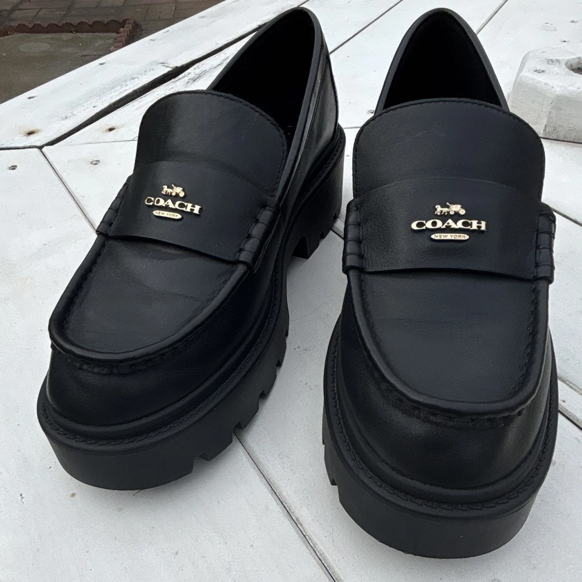 Coach Leather Upper Women's Loafer for sale | eBay