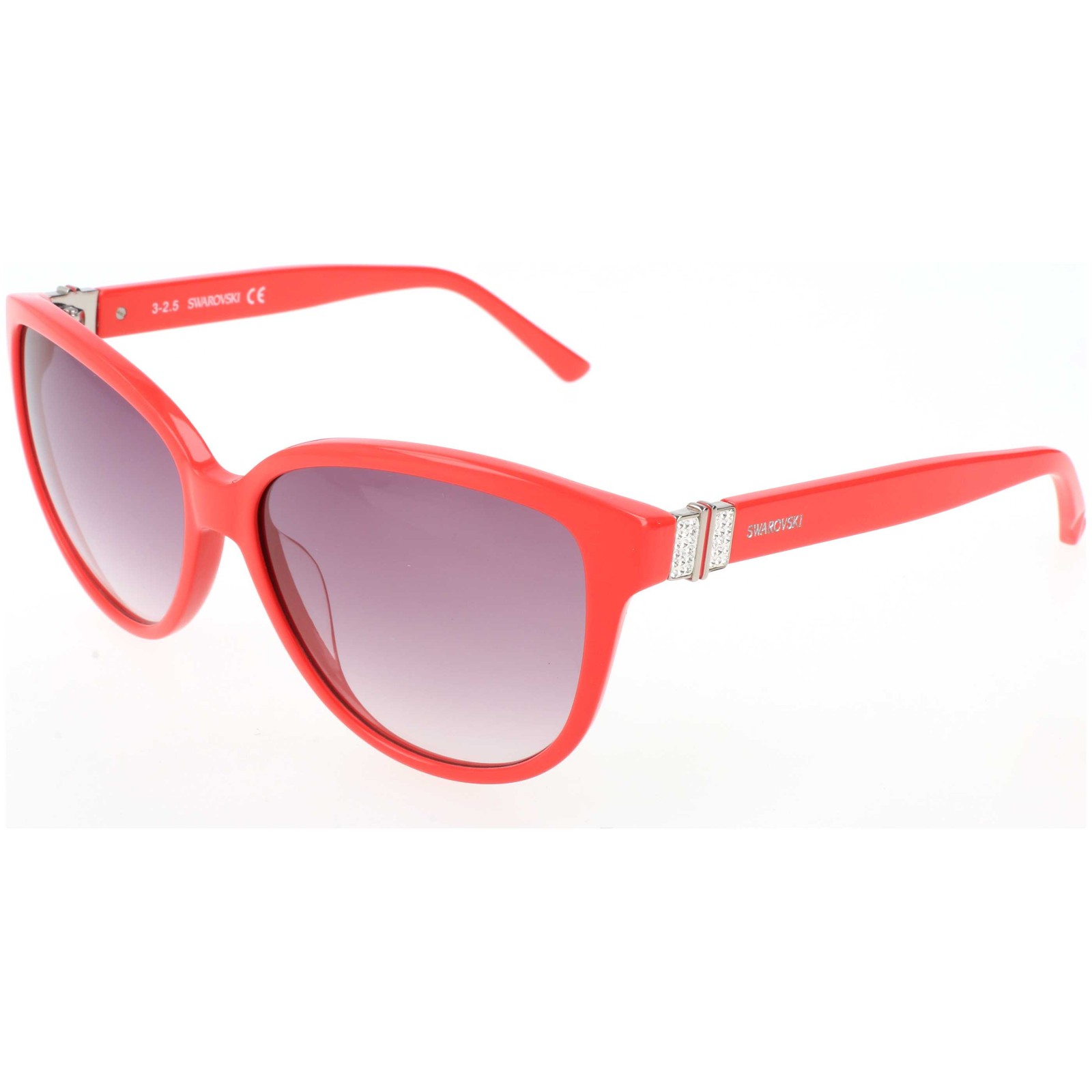 Женские красные солнцезащитные очки Swarovski диаметром 56 мм SK0120-5666B 11990₽