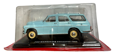 Hachette FSO 1965 Warszawa 223 K Kombi 1:24 Modellauto Magazine Model PRL Polska