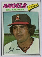 1977 Topps #282 Sid Monge in EX Condition Angels