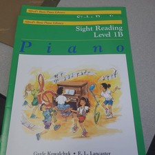ALFRED'S BASIC PIANO COURSE: SIGHT READING BOOK LEVEL 1 B By Gayle Kowalchyk