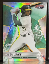 2025 Bowman's Best Leo De Vries Top Prospects Refractor #TP-26 Athletics