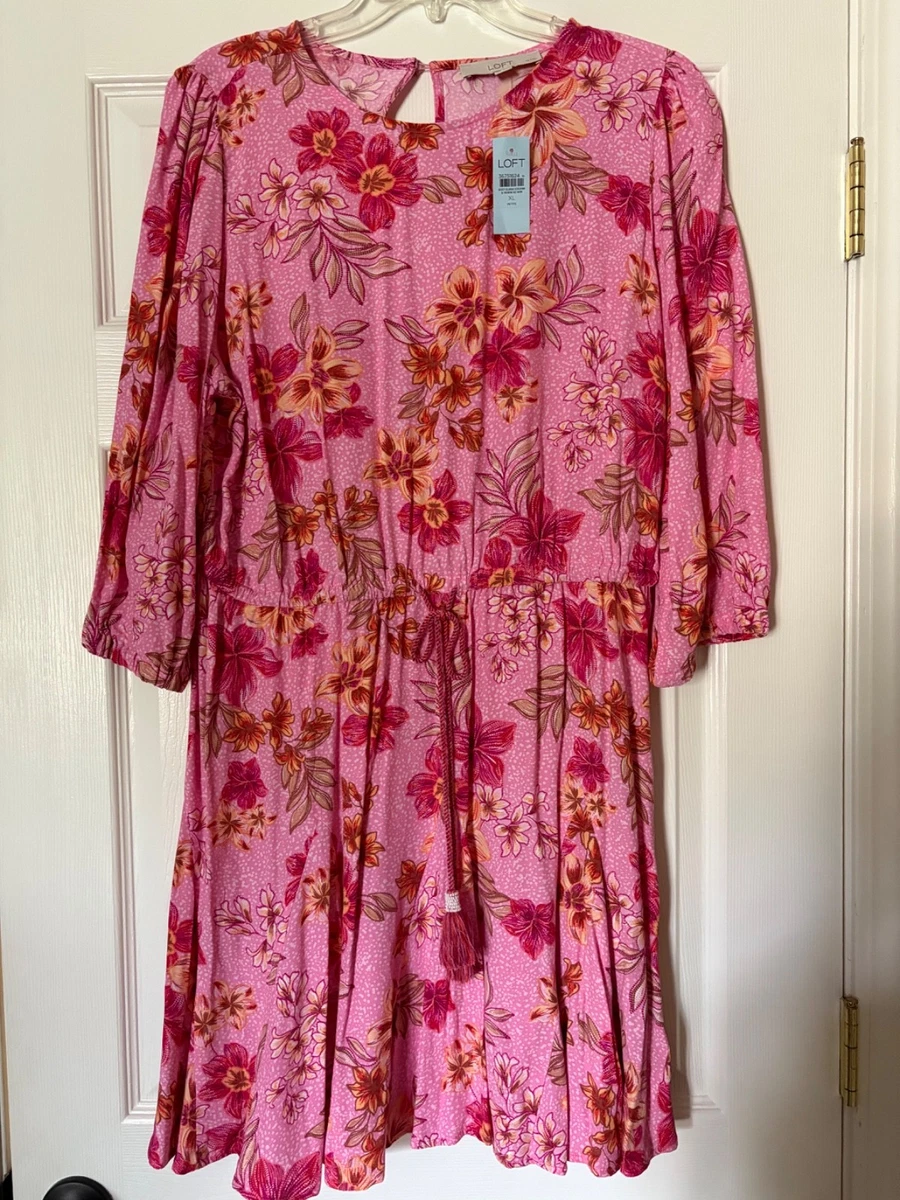 loft formal dresses Philia Loft pink women's long cut-out detail dress -Size M main image 1
