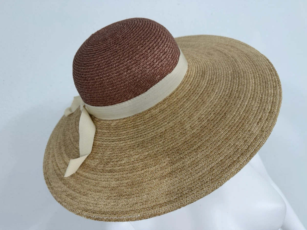 Wide Brim Edwardian Straw Vintage Hats for Women for sale | eBay