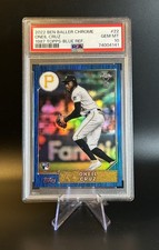 2022 Topps Chrome ONeil Cruz 1987 Blue Refractor RC /75 87BC-22 PSA 10
