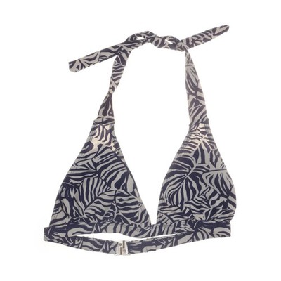Lilly Pulitzer, Bikinioberteil, Größe: 38, Blau/Weiß/Mehrfarbig, Zebra #z4h