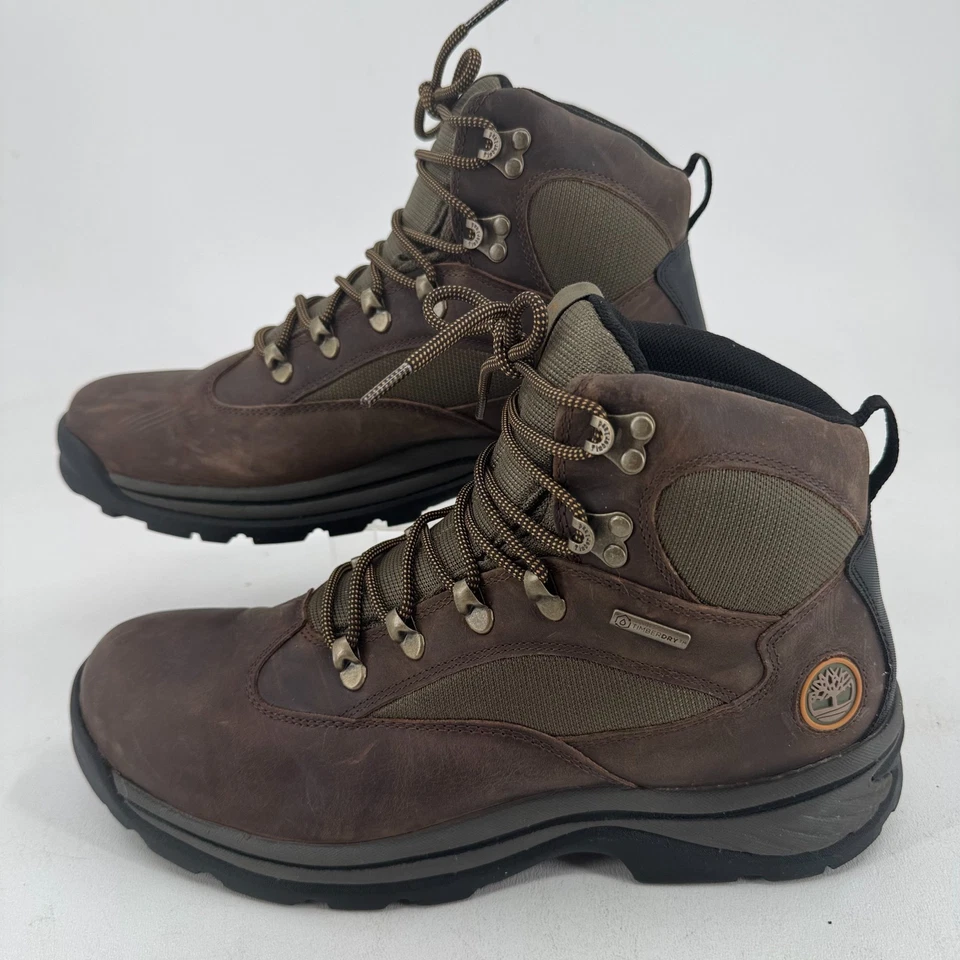 Timberland Chocorua Hiking Boots MENS Brown Lace Up TimberDry Mid SIZE 11.5 - Image 2 of 4