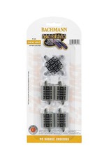 Bachmann 44841 N Nickel Silver 90 Degree E-Z Track Crossing