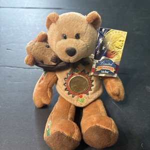 VTG Ltd. Treasures Coin Bear 2001 Golden Dollar Coin 2000 D Sacagawea and Pomp