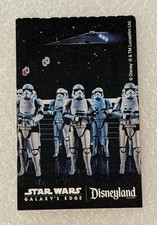 2022 Disneyland Park Pass Ticket Stub Star Wars Galaxy's Edge Stormtroopers