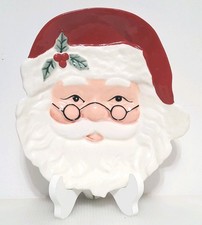 1 Williams Sonoma Twas the Night Before Christmas Santa Salad Plate 8.75" NIB