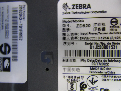 Zebra ZD620 Thermal Transfer Barcode Label Printer - 第 4/4 張圖片