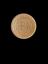 1922 Australian Penny-KGV Pre Decimal Coin#174