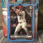 2026 Bowman Baseball Mike Trout Light Blue Parallel /499 #100