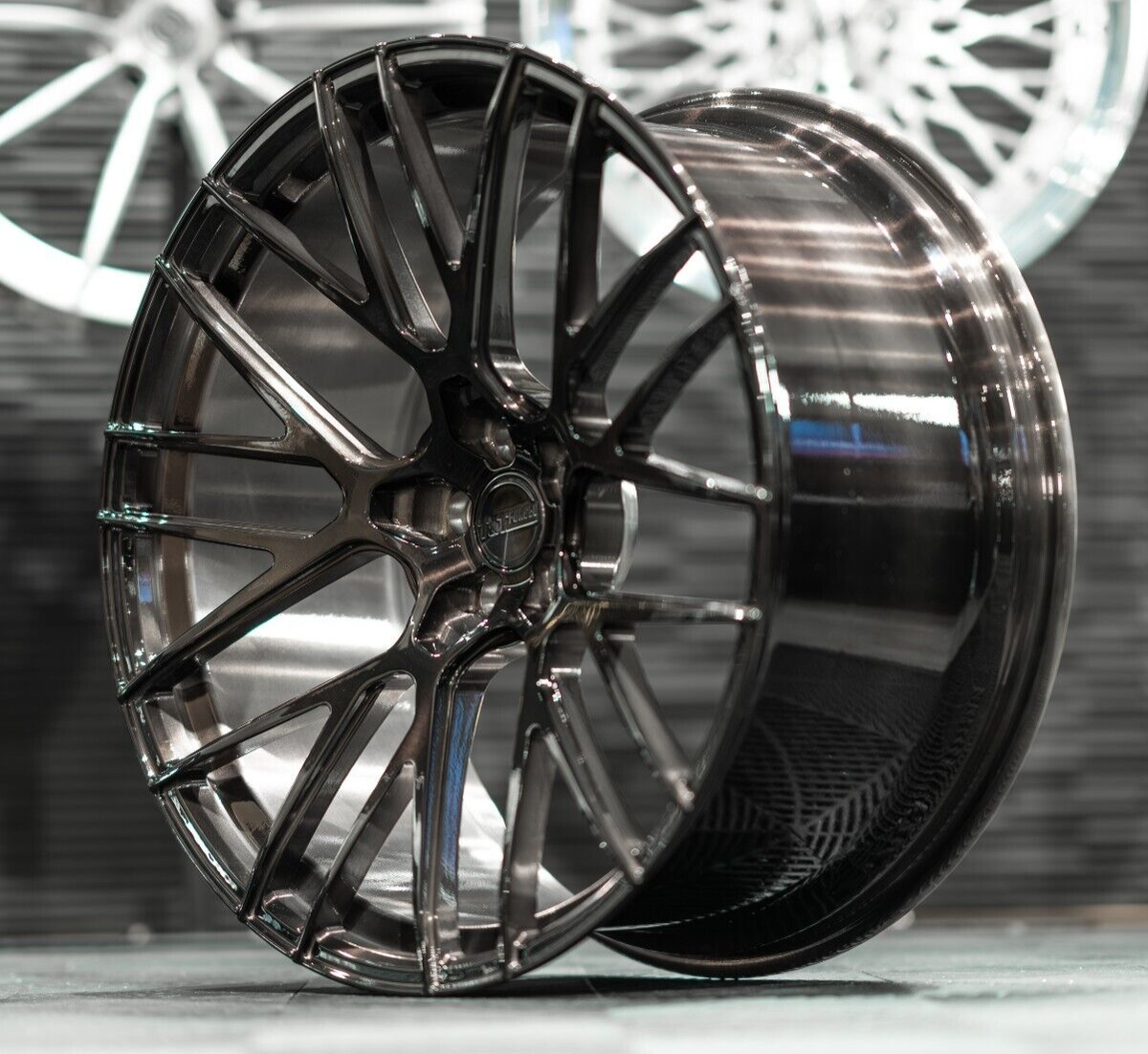 21” T&T FORGED 99-18 Matte Gray Concave Wheels Rims For Lexus