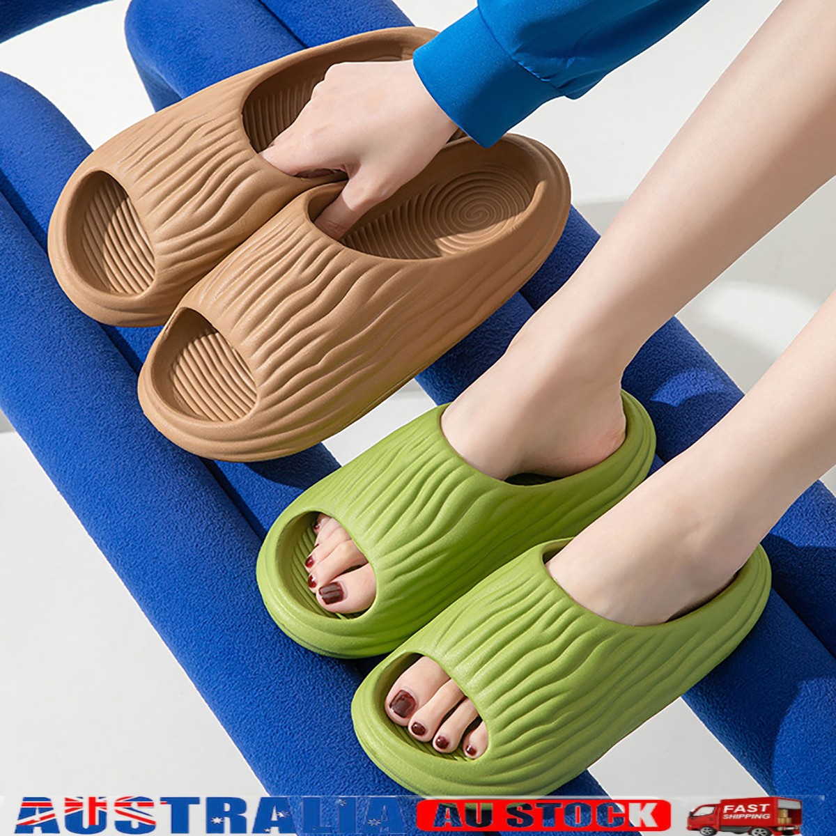 PILLOW SLIDES Sandal Ultra-Soft Slippers Cloud Shoes Anti-Slip