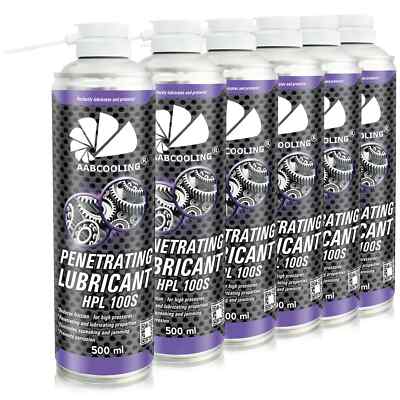 UNIVERSALFETT HAFTSPRAY 6x 500 ml MULTIFUNKTIONSÖL SPRAYDOSE FÜR HOCHBESTÄNDIGES